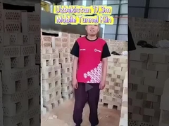 Узбекская мобильная туннельная печь