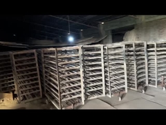 Печь с нагнетательным пластом, сжигающая красные плитки