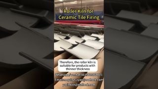 Роликовая печь для обжига керамической плитки #kilnmanufacturer #brickfactory #ceramictiles #rollerkiln